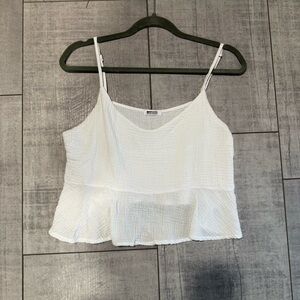 LA Made Gauze Crop Top